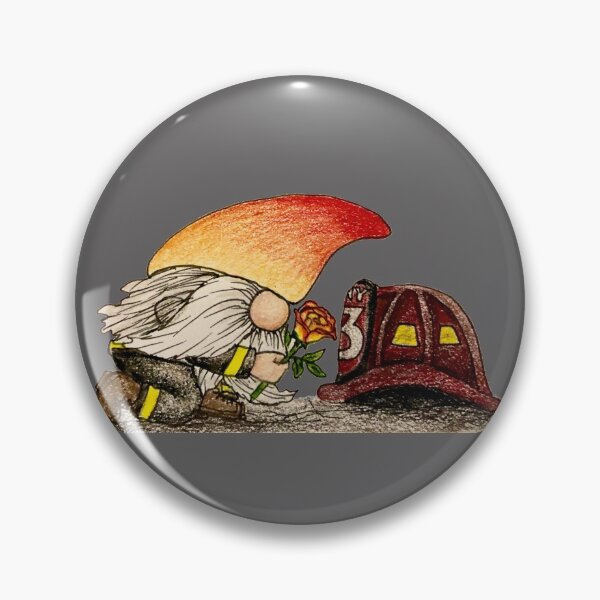 Item preview, Never Forget Firefighters Gnome designed and sold by SarahCD13.