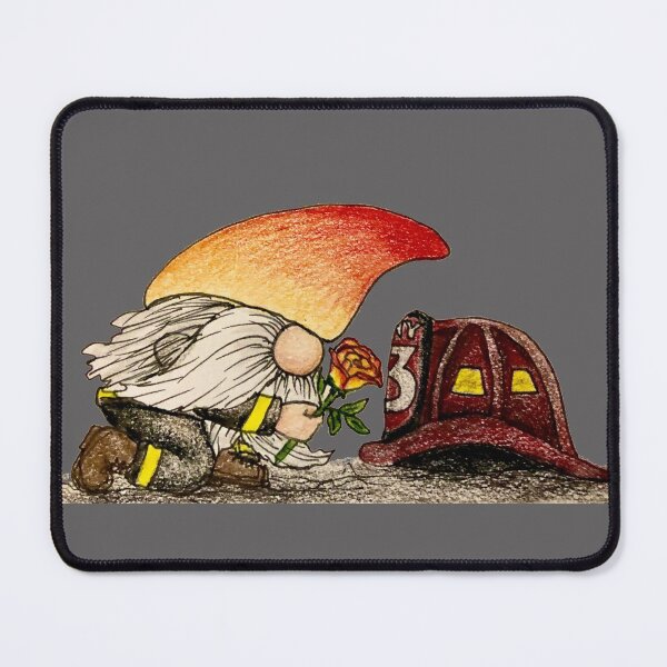 Item preview, Never Forget Firefighters Gnome designed and sold by SarahCD13.