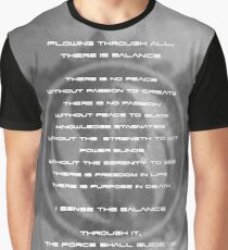 The Gray Jedi Code Graphic T-Shirt