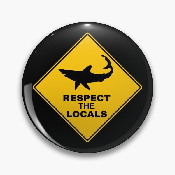 Item preview, Sharks Respect The Locals designed and sold by ind3finite.