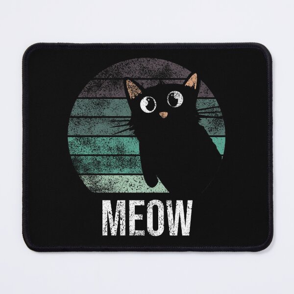 Item preview, Meow black cat designed and sold by Ridaelb.