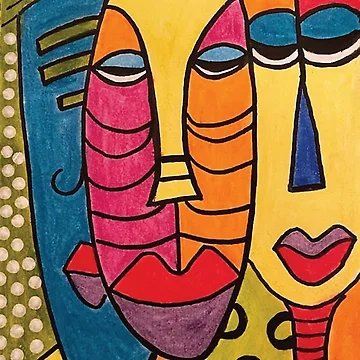 Artwork thumbnail, African Reflection by RandaRubyRed