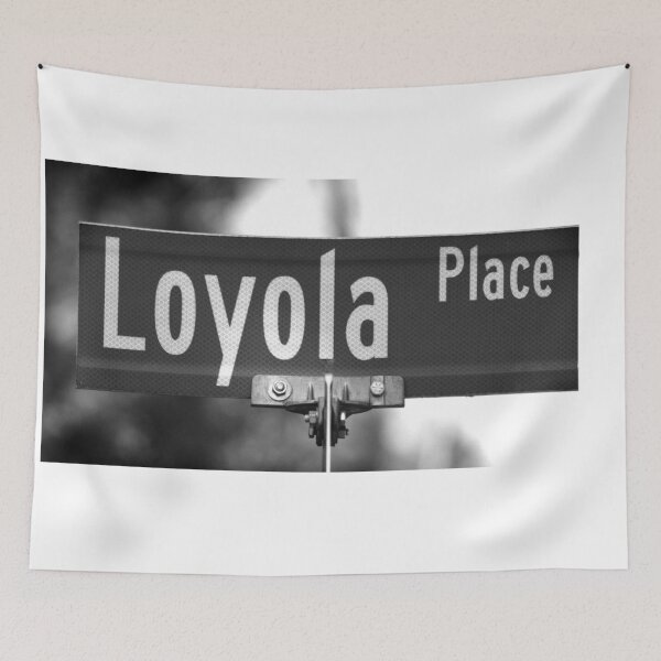Item preview, A Street Sign Named Loyola designed and sold by jcwest.