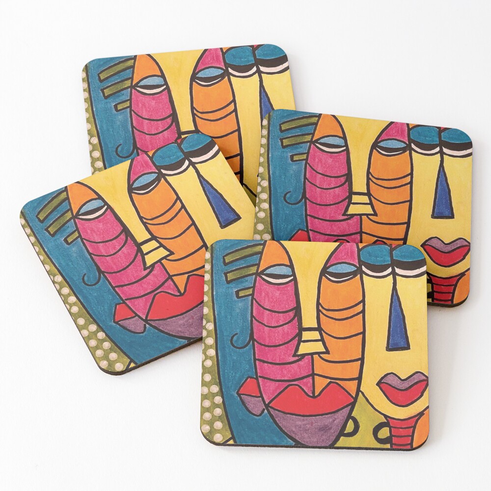 Item preview, Coasters (Set of 4) designed and sold by RandaRubyRed.