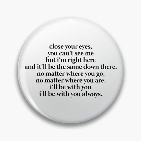 Item preview, i’ll be with you always - lucifer quote  designed and sold by marvelousbiblio.