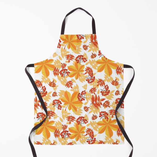 Item preview, Floral, Autumn Pattern With Red Berries, Orange Autumn Pattern, Autumn Pattern, Autumn, Orange, Floral, Pattern designed and sold by graphic-genie.