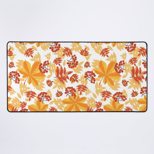 Item preview, Floral, Autumn Pattern With Red Berries, Orange Autumn Pattern, Autumn Pattern, Autumn, Orange, Floral, Pattern designed and sold by graphic-genie.