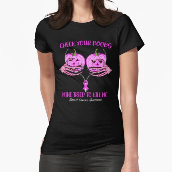 Beautiful Boobies Shirt Funny Breast Cancer Women's T-Shirt