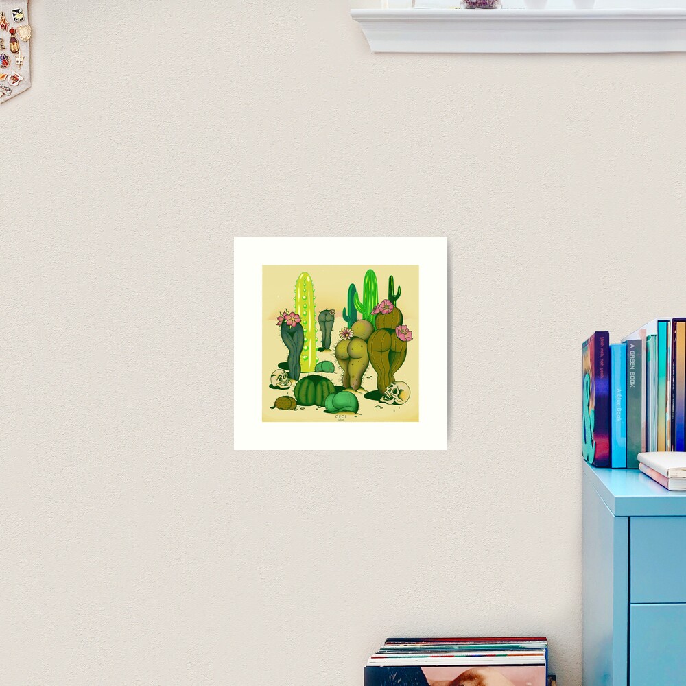 CactAss desert Art Print