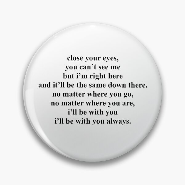 Item preview, i’ll be with you always - lucifer quote  designed and sold by marvelousbiblio.