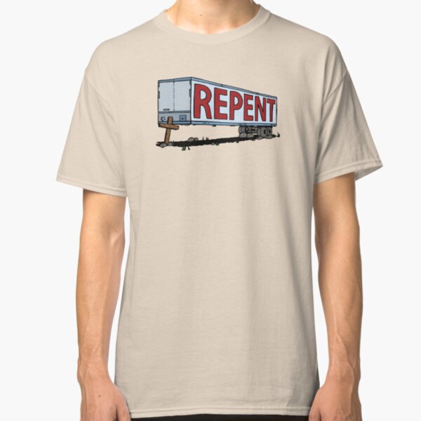 Repent Cross Trailer Classic T-Shirt
