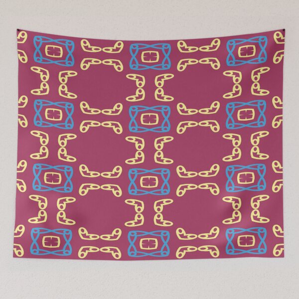 Item preview, Retro Mid Century Trellis Fabric Pattern  designed and sold by Sheepherder120.