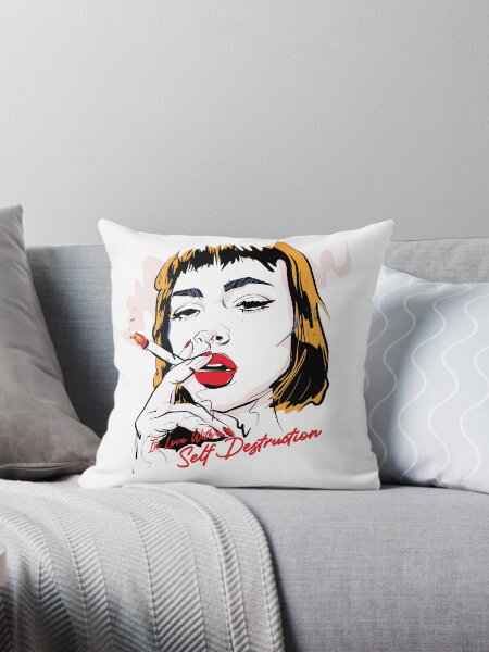 Vista previa del artículo con la obra «Enamorado de la autodestrucción (vibraciones del arte pop)», diseñado y vendido por WULFLAND ARTS.