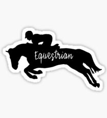 Equestrian Silhouette Sticker