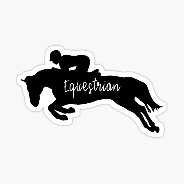 Equestrian Silhouette Sticker
