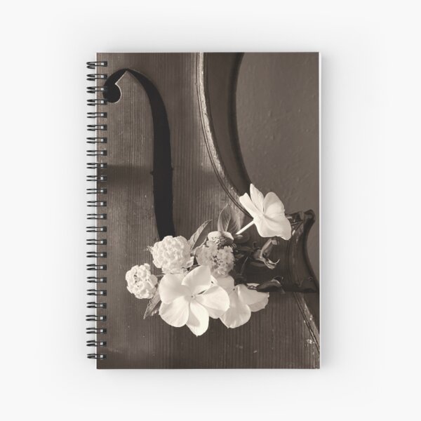 Flowering Cello Spiral Notebook