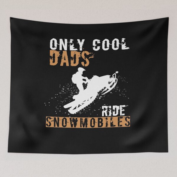 Item preview, Only Cool Dads Ride Snowmoblies T-Shirt designed and sold by ThuyPhamStore.