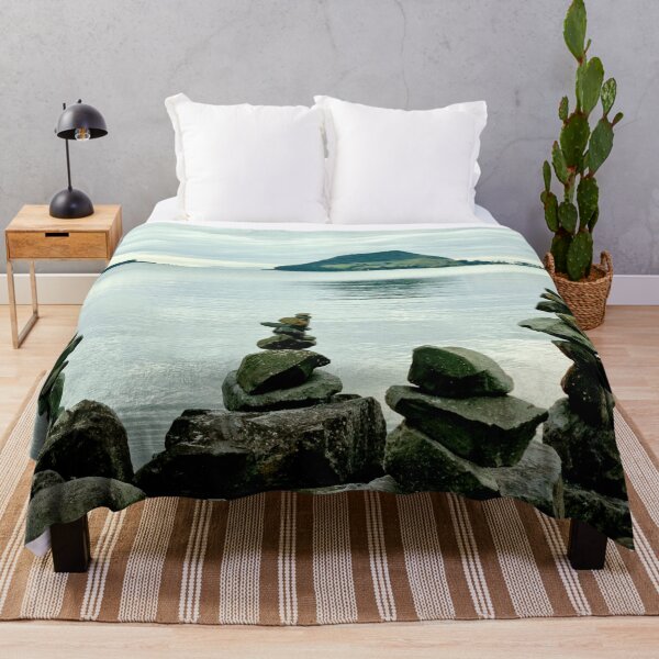 Item preview, STONE STATUES WITH MOUNT VIEW designed and sold by Steffi August.