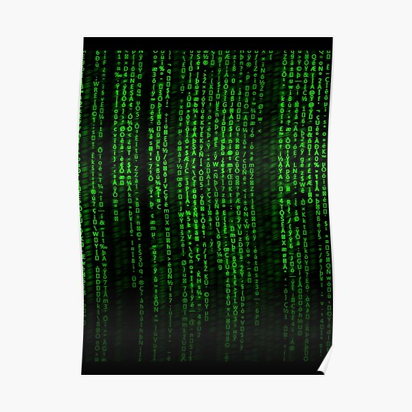 Le code matriciel Poster