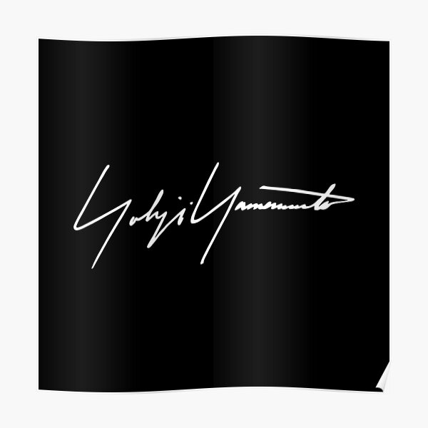 "Logo Yamamoto - Yohji" Poster for Sale by zermantersen | Redbubble