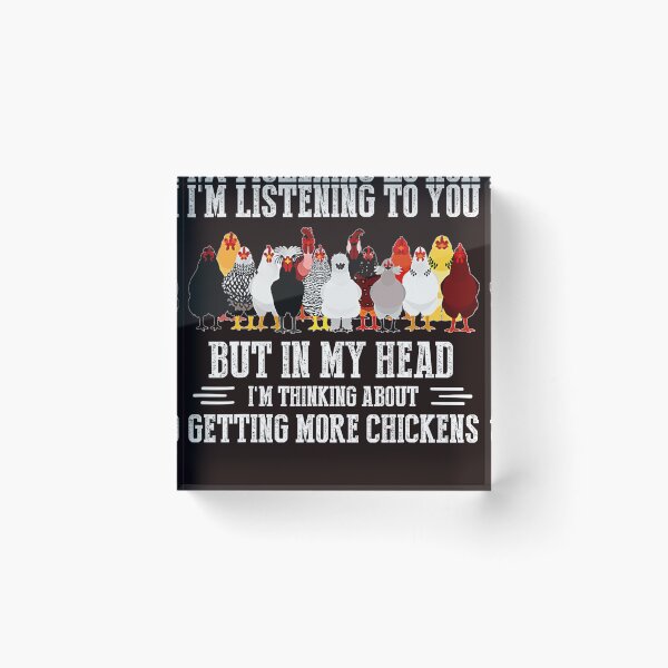 Item preview, Chicken I Might Look Like I'm Listening To You But In My Heart designed and sold by tranminhthuan19.