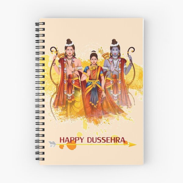 Item preview, Happy dusshera illustration with lord ram, sita, lakshman designed and sold by Sovik Goswami.