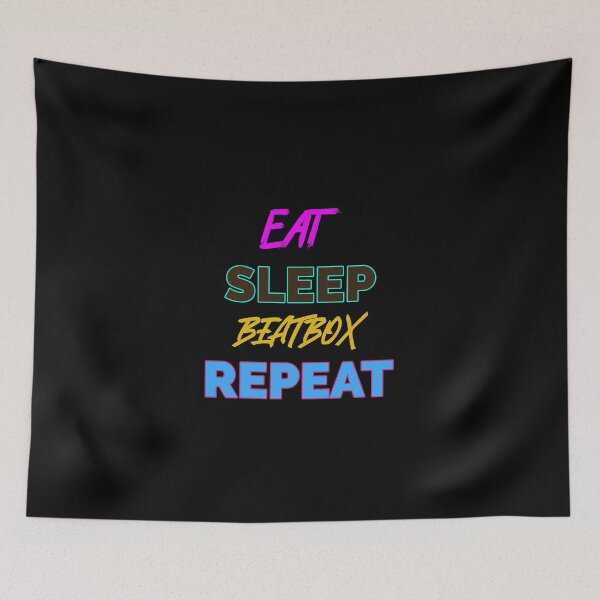 Item preview, eat sleep beatbox repeat designed and sold by fhodgson.