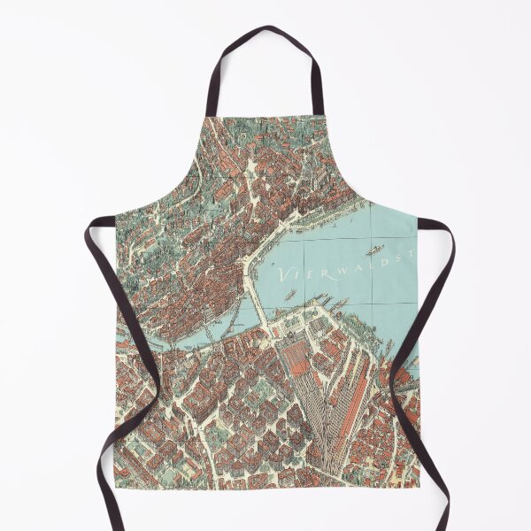Item preview, Vintage Map of Lucerne, Switzerland designed and sold by Gin Neko.