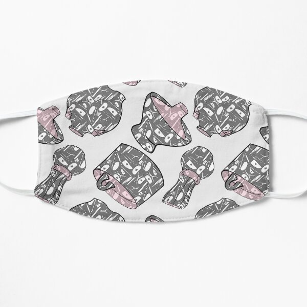 Pots full of Tools in Pink Flat Mask