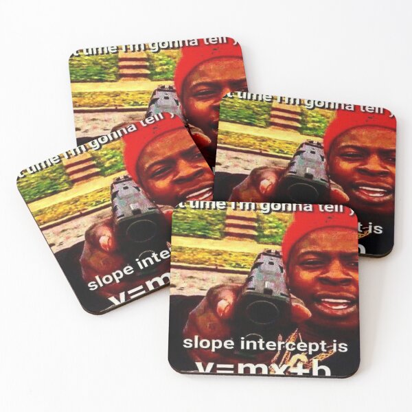 Item preview, Math Slope Intercept Meme designed and sold by RarePNGs.