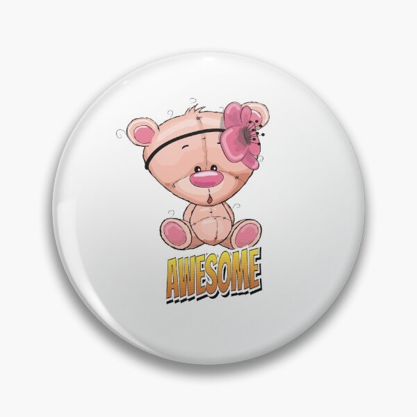 Item preview, Pink Bear Awesome Cute Kawaii Cartoon designed and sold by FiveNiches.