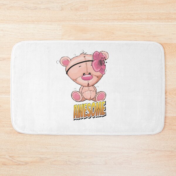 Item preview, Pink Bear Awesome Cute Kawaii Cartoon designed and sold by FiveNiches.