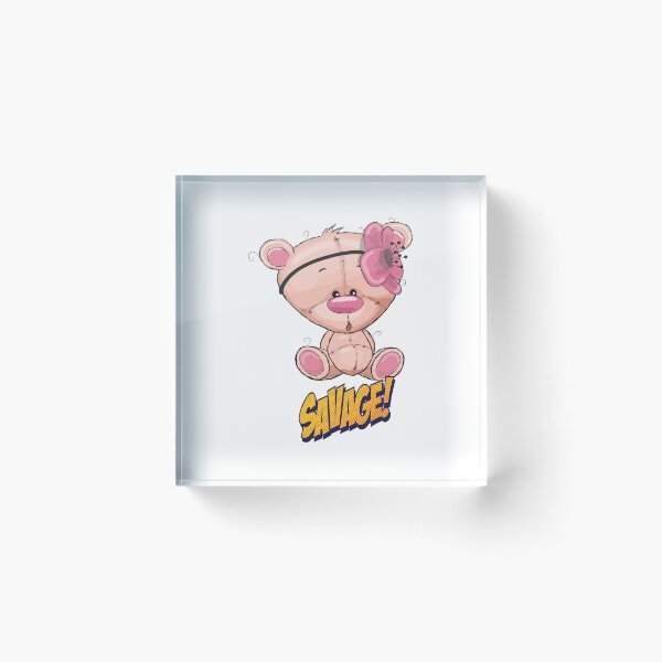 Item preview, Pink Bear Awesome Cute Kawaii Cartoon designed and sold by FiveNiches.