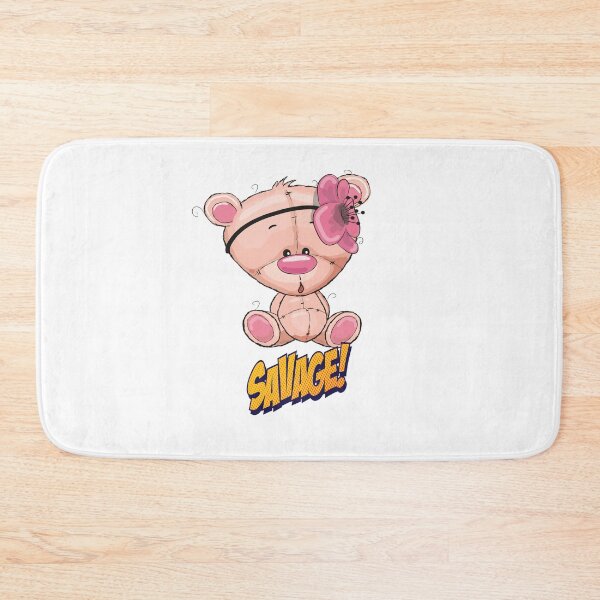Item preview, Pink Bear Awesome Cute Kawaii Cartoon designed and sold by FiveNiches.