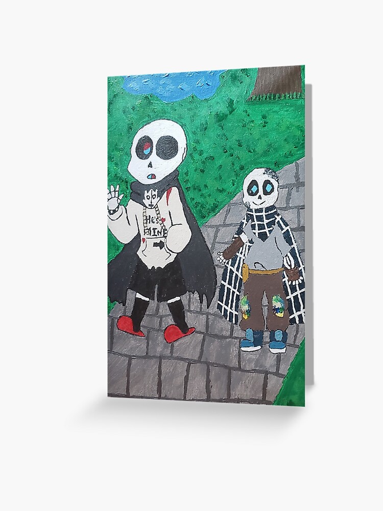 Ink Sans Greeting Cards for Sale