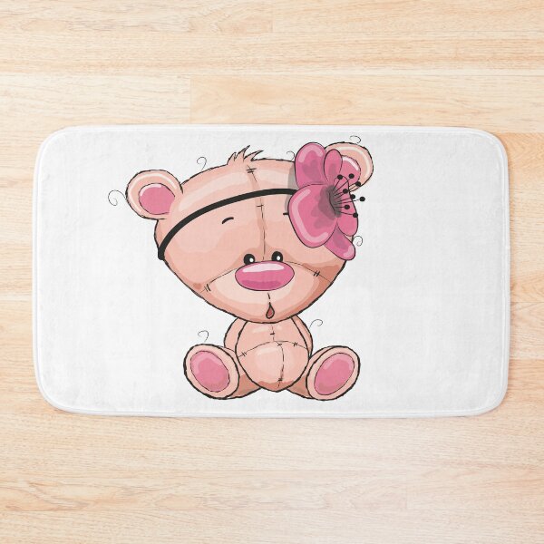 Item preview, Pink Bear Cute Kawaii Cartoon designed and sold by FiveNiches.