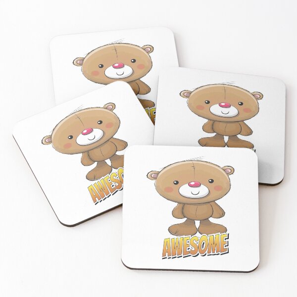 Item preview, Bear Awesome Cute Kawaii Cartoon designed and sold by FiveNiches.