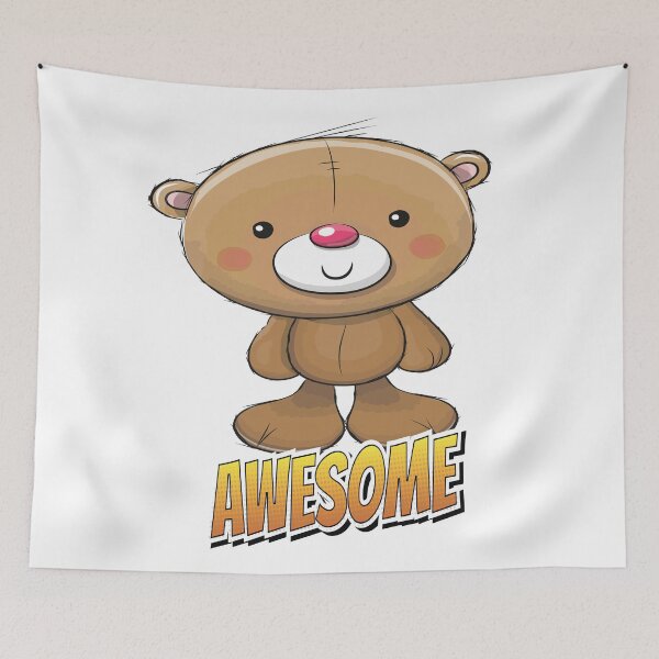 Item preview, Bear Awesome Cute Kawaii Cartoon designed and sold by FiveNiches.