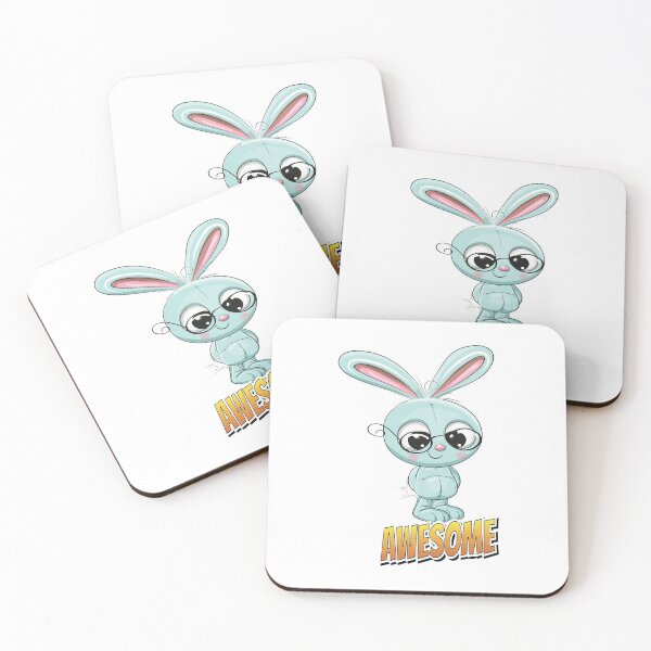 Item preview, Bunny Rabbit Awesome Cute Kawaii Cartoon designed and sold by FiveNiches.