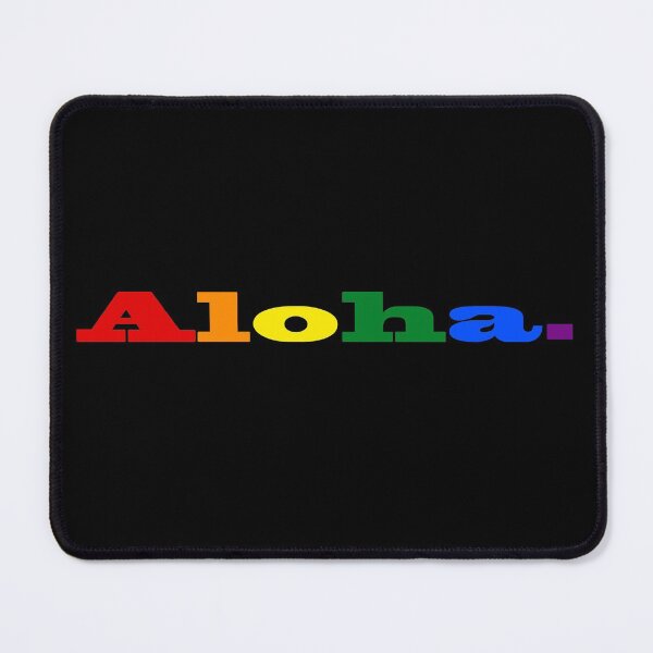 Item preview, Aloha Pride Rainbow Flag LGBTQ Hawaii designed and sold by MOP-tees.