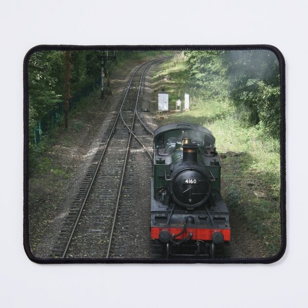 Item preview, Steam engine on English country railway line designed and sold by photoslot.