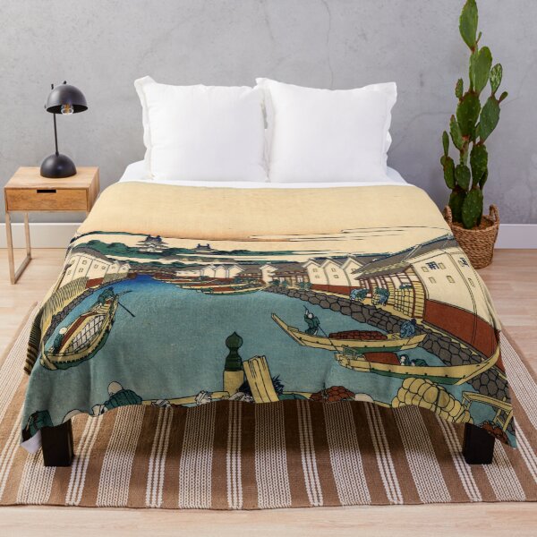 Item preview, Katsushika Hokusai's Nihonbashi Bridge in Edo designed and sold by mosfunky.