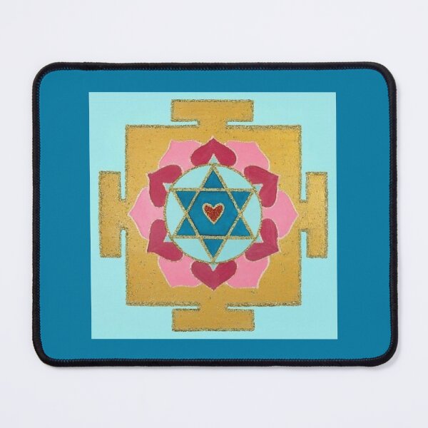 LOVE MANDALA (Yantra) - Mandala Art Design - scroll down Mouse Pad