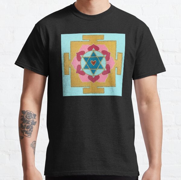LOVE MANDALA (Yantra) - Mandala Art Design - scroll down Classic T-Shirt