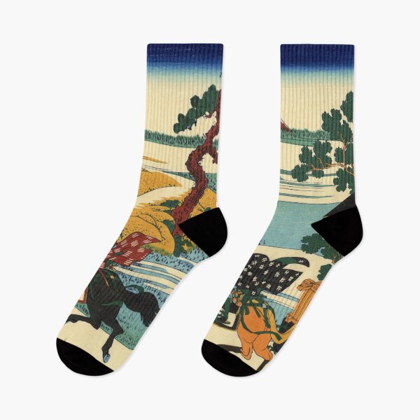 Item preview, Katsushika Hokusai's Barrier Town on the Sumida River designed and sold by mosfunky.