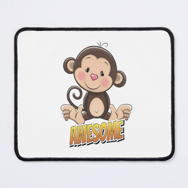 Item preview, Monkey Awesome Cute Kawaii Cartoon designed and sold by FiveNiches.