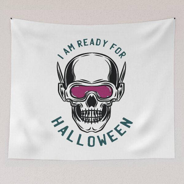 Item preview, I am so ready for halloween vintage design  designed and sold by HStudioPrints.