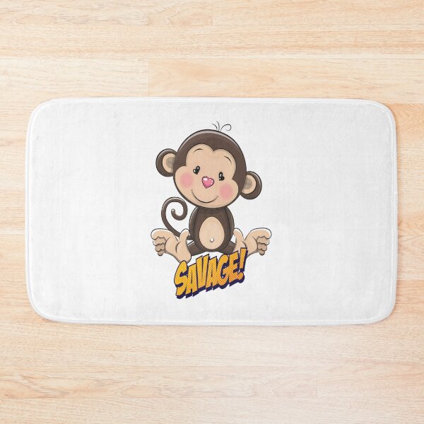 Item preview, Monkey Awesome Cute Kawaii Cartoon designed and sold by FiveNiches.