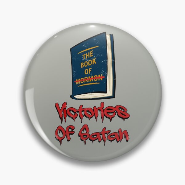 Item preview, The Book Of Victories Of Satan 90s Retro ExMormon designed and sold by Exmo Merch.
