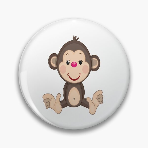 Item preview, Monkey Awesome Cute Kawaii Cartoon designed and sold by FiveNiches.